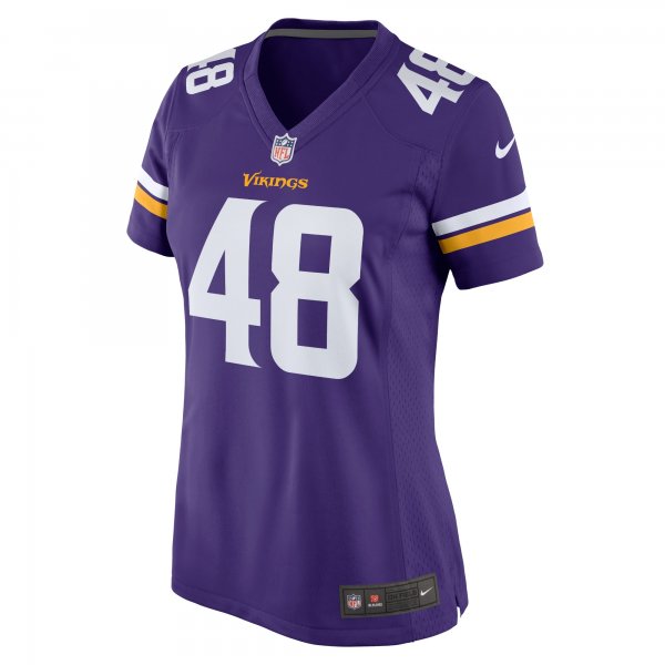 Women's Minnesota Vikings Chris Garrett Nike Purple Home Game Player Jersey