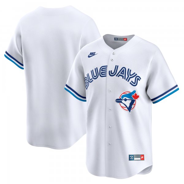 Men's Toronto Blue Jays Nike White Cooperstown Collection Limited Jersey