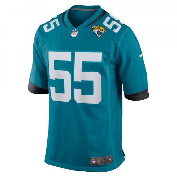 Men's Jacksonville Jaguars Dequan Jackson Nike  Teal  Game Jersey