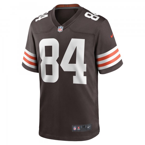 Men's Cleveland Browns Jordan Akins Nike  Brown Team Game Jersey