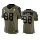 Dallas Cowboys CeeDee Lamb Olive Gold 2021 Salute To Service Men's Limited NFL Jersey