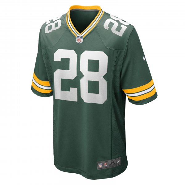 Men's Green Bay Packers AJ Dillon Nike Green Game Jersey