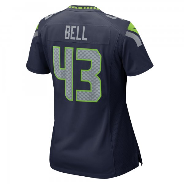 Women's Seattle Seahawks Levi Bell Nike College Navy Team Game Jersey