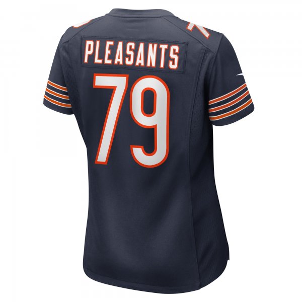 Women's Chicago Bears Austen Pleasants Nike  Navy  Game Jersey