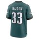 Men's Philadelphia Eagles Cooper DeJean Nike Green 2024 NFL Draft Game Jersey