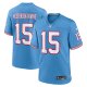 Men's Tennessee Titans Nick Westbrook-Ikhine Nike Light Blue Oilers Throwback Player Game Jersey