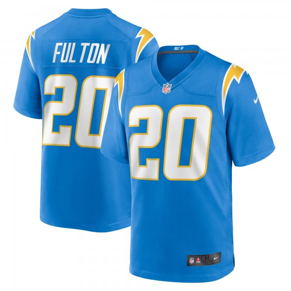 Men's Los Angeles Chargers Kristian Fulton Nike  Powder Blue  Game Jersey