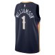 Unisex New Orleans Pelicans Zion Williamson Nike Navy Swingman Jersey - Icon Edition