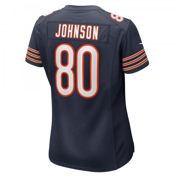 Women's Chicago Bears Collin Johnson Nike  Navy  Game Jersey