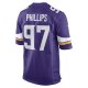 Men's Minnesota Vikings Harrison Phillips Nike Purple Game Player Jersey