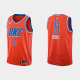 Men's Oklahoma City Thunder #5 Luguentz Dort Orange NBA Swingman Statement Edition 2019/2020 Jersey