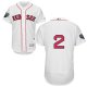 Boston Red Sox #2 Xander Bogaerts White Flexbase Collection 2018 World Series Stitched MLB Jersey