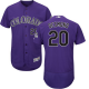 Colorado Rockies #20 Ian Desmond Purple Flexbase Collection Stitched MLB Jersey