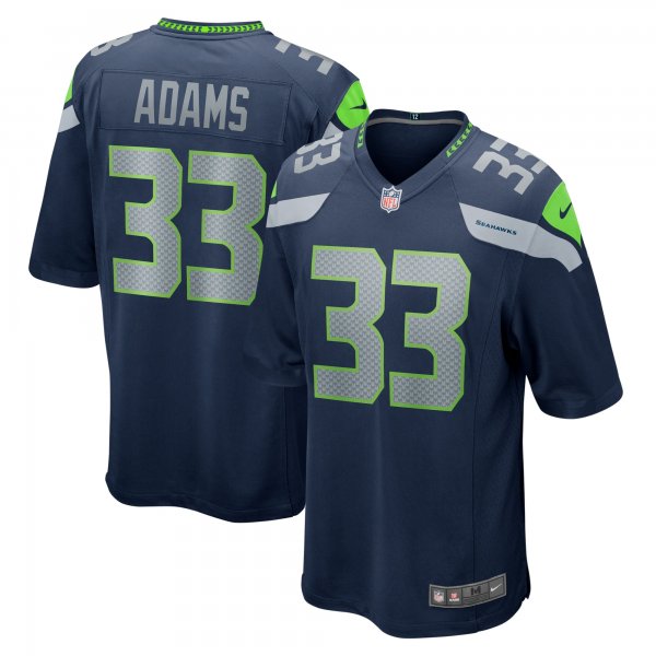 Men's Seattle Seahawks Jamal Adams Nike College Navy Game Team Jersey