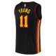 Youth Atlanta Hawks Trae Young Fanatics Black 2020/21 Fast Break Player Jersey - Statement Edition