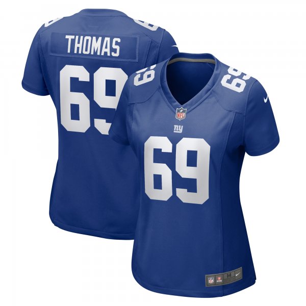 Women's New York Giants Jaylon Thomas Nike  Royal Team Game Jersey