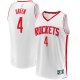 Youth Houston Rockets Jalen Green Fanatics White Fast Break Replica Player Jersey - Association Edition