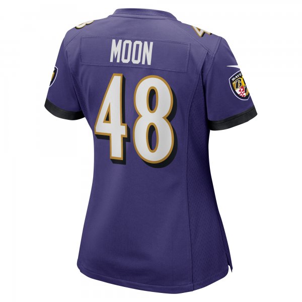 Women's Baltimore Ravens Jeremiah Moon Nike Purple Game Player Jersey