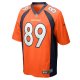 Men's Denver Broncos Brandon Johnson Nike Orange Game Player Jersey