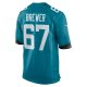 Men's Jacksonville Jaguars Chandler Brewer Nike  Teal  Game Jersey