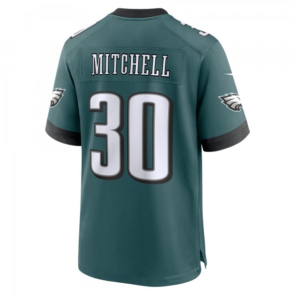 Men's Philadelphia Eagles Quinyon Mitchell Nike Midnight Green 2024 NFL Draft First Round Pick Player Game Jersey