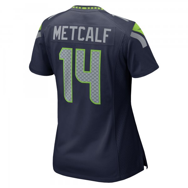 Women's Seattle Seahawks DK Metcalf Nike College Navy Team Game Jersey