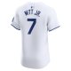 Men's Kansas City Royals Bobby Witt Jr. Nike White Home Elite Player Jersey