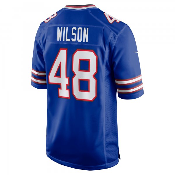 Men's Buffalo Bills Joel Wilson Nike Royal Team Game Jersey