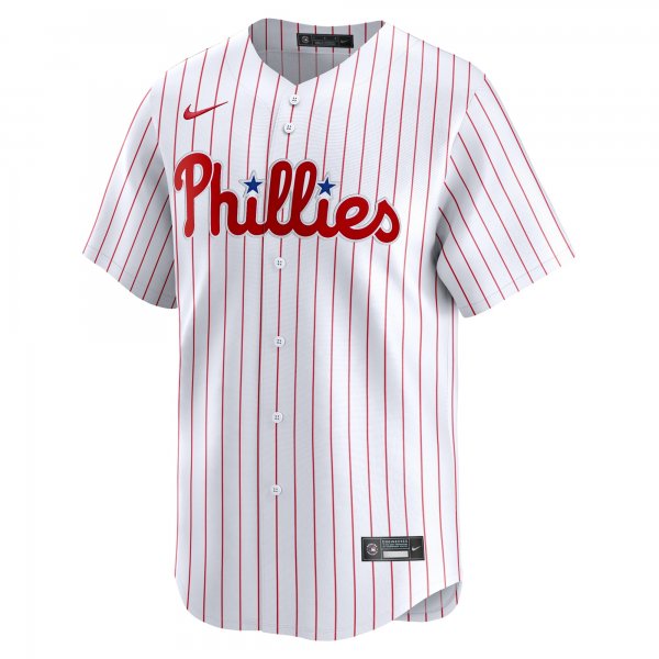 Youth Philadelphia Phillies Trea Turner Nike White Home Limited Player Jersey