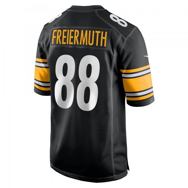 Men's Pittsburgh Steelers Pat Freiermuth Nike Black Game Jersey