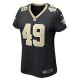 Women's New Orleans Saints Zach Wood Nike Black Game Jersey