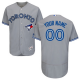 Toronto Blue Jays Gray Flex Base Men's Customized MLB Jersey