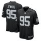 Men's Las Vegas Raiders John Jenkins Nike Black Game Jersey