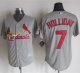 St. Louis Cardinals #7 Matt Holliday Grey New Cool Base Stitched MLB Jersey