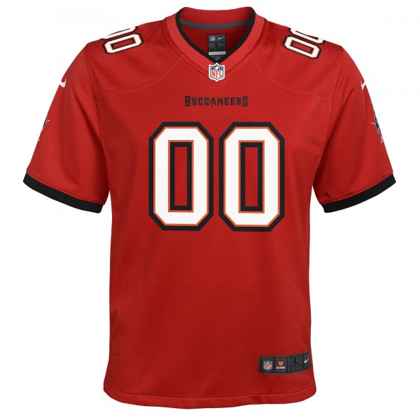 Youth Nike Tampa Bay Buccaneers Red Custom Game Jersey