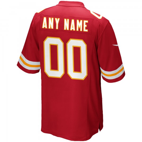 Men's Kansas City Chiefs Nike Red Custom Game Jersey