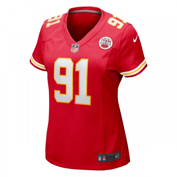 Women's Kansas City Chiefs Derrick Nnadi Nike Red Game Jersey