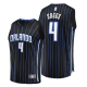 Men's Orlando Magic #4 Jalen Suggs 2021 NBA Draft 1st Round Pick Replica Black Jersey