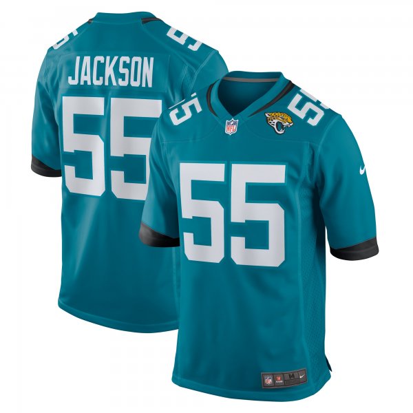 Men's Jacksonville Jaguars Dequan Jackson Nike  Teal  Game Jersey