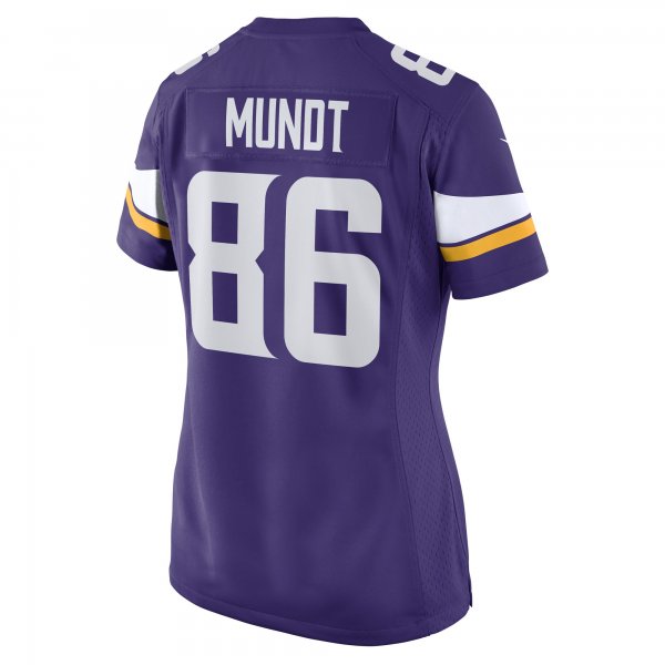 Women's Minnesota Vikings Johnny Mundt Nike Purple Game Player Jersey