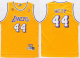 Men's Los Angeles Lakers #44 Jerry West Gold Throwback Stitched NBA Jersey