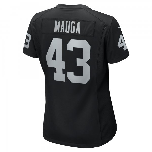 Women's Las Vegas Raiders Kanai Mauga Nike  Black Team Game Jersey