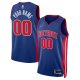 Men's Detroit Pistons Nike Blue 2021/22 Diamond Swingman Custom Jersey - Icon Edition