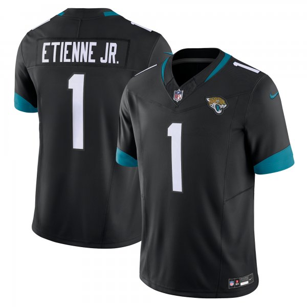 Men's Jacksonville Jaguars Travis Etienne Nike Black Vapor F.U.S.E. Limited Jersey