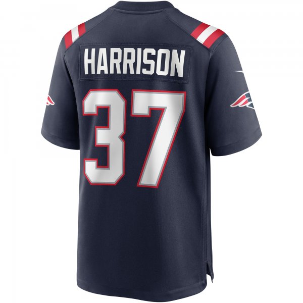 Men's New England Patriots Rodney Harrison Nike Navy Game Retired Player Jersey