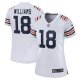 Women's Chicago Bears #18 Caleb Williams Nike White 2024 NFL Draft 2nd Alternate Limited Player Jersey