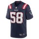 Men's New England Patriots Anfernee Jennings Nike Navy Team Game Jersey