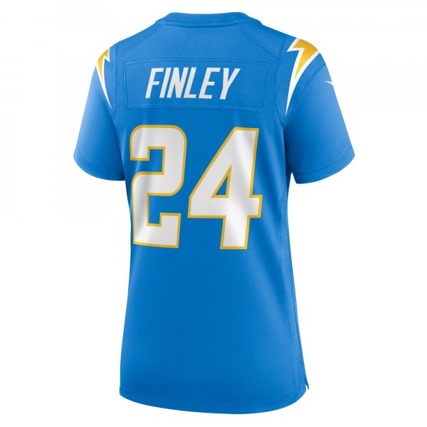 Women's Los Angeles Chargers AJ Finley Nike  Powder Blue Team Game Jersey