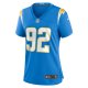 Women's Los Angeles Chargers Andrew Farmer Nike  Powder Blue Team Game Jersey