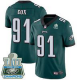 Nike Philadelphia Eagles #91 Fletcher Cox Midnight Green Team Color Super Bowl LII Champions Youth Stitched NFL Vapor Untouchable Limited Jersey